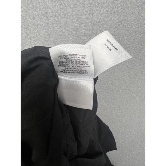 Kasper Ribbed Knit Sheath Dress Womens Plus 18 Faux Leather Stripe Sleeveless - Picture 12 of 12